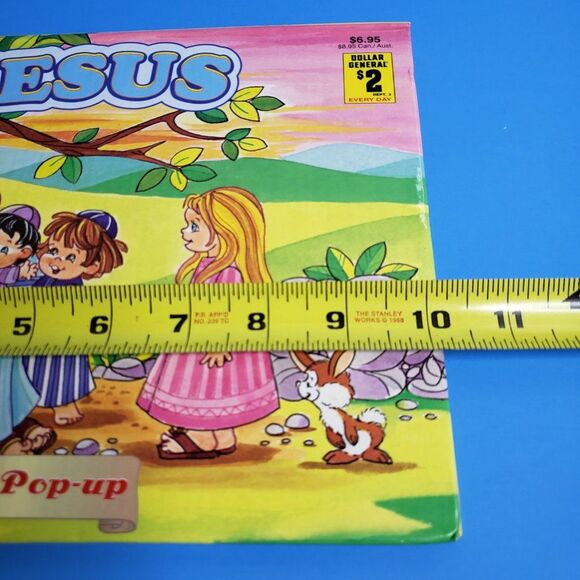 Adorable Christian Kids Bible Pop Up Jesus Childrens Story Book - Picture 14 of 15